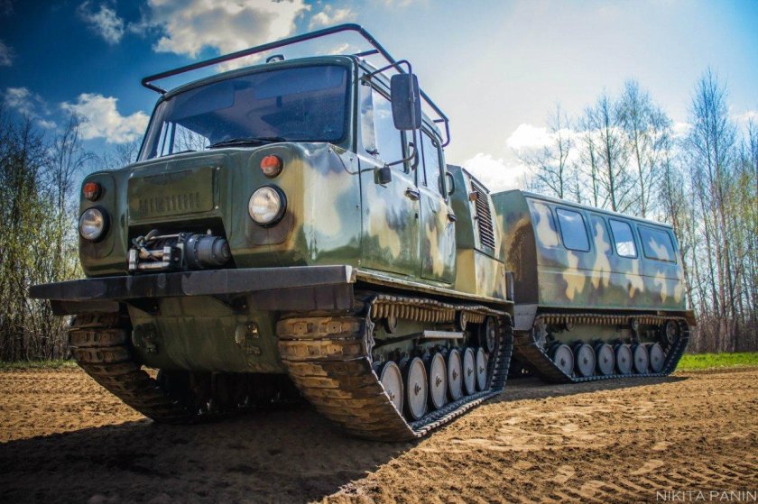 ГАЗ-3344-20 двухзвенный снегоболотоход
