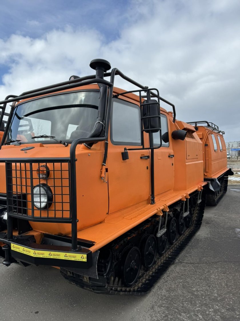 Газ-3351 двухзвенный снегоболотоход