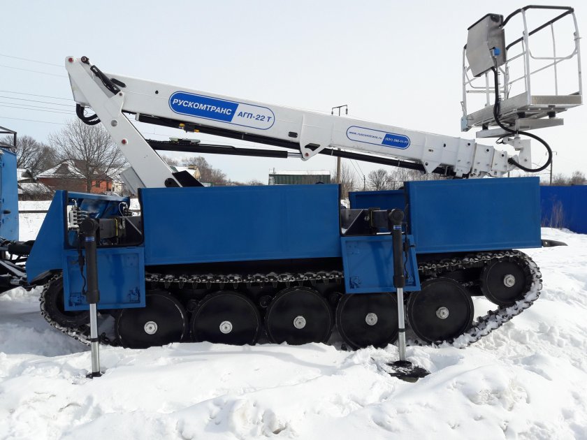 АГП-22т на снегоболотоходе ГАЗ-3344