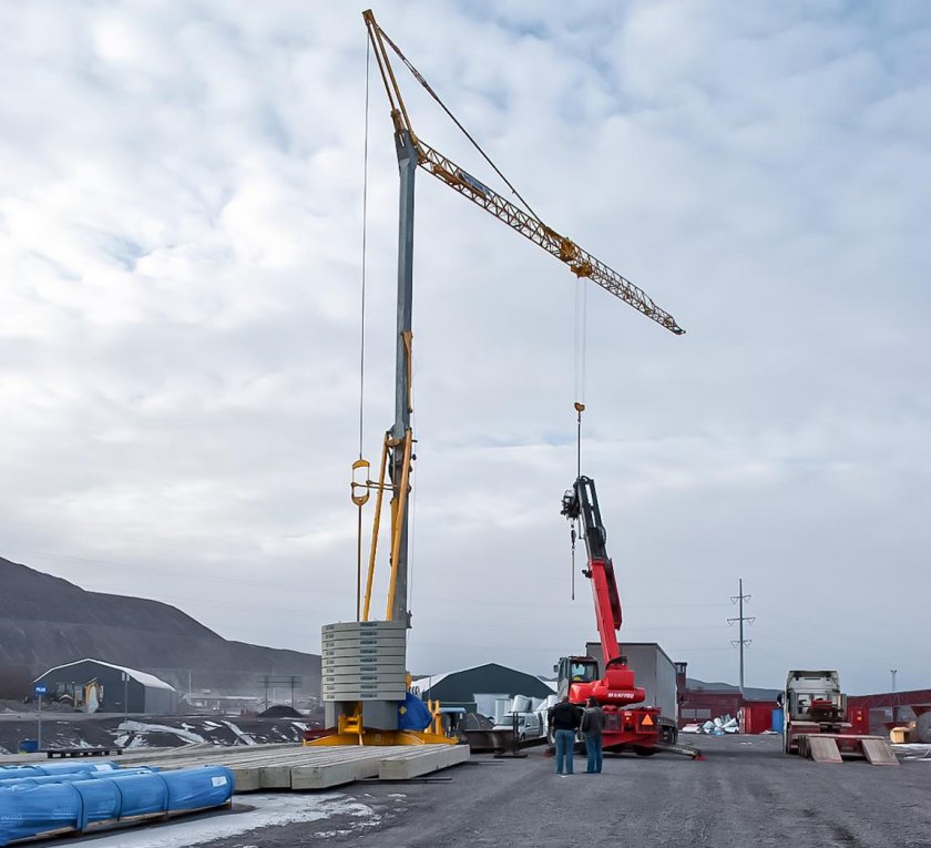 Быстровозводимый кран Potain