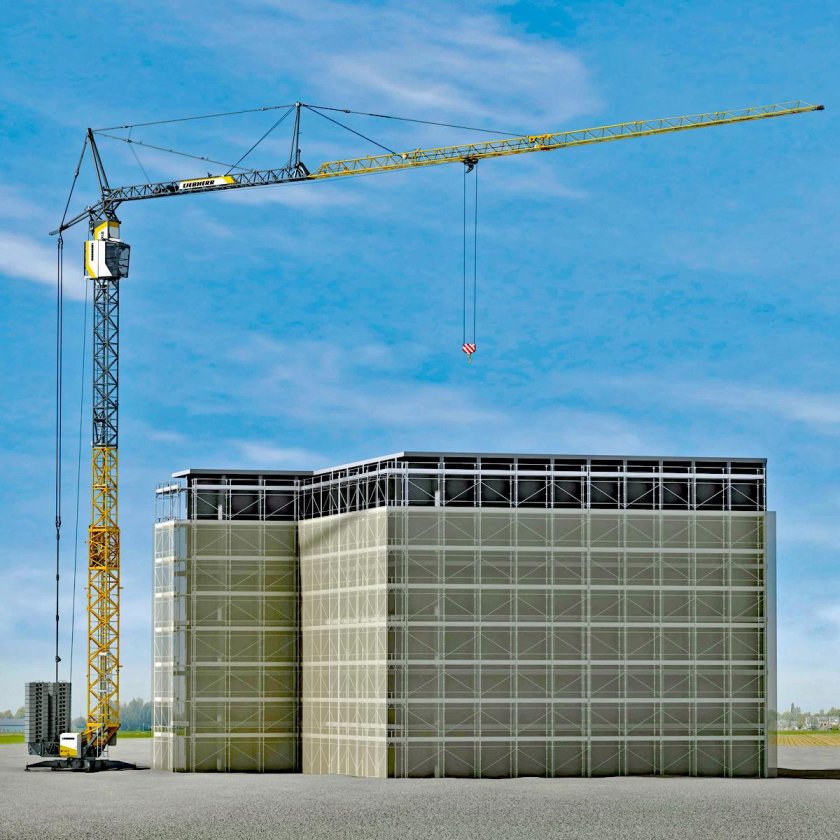 Либхер быстромонтируемый кран