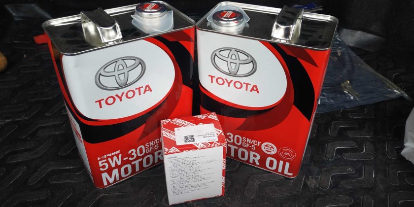 Масло ДВС Toyota Camry v50 2.5