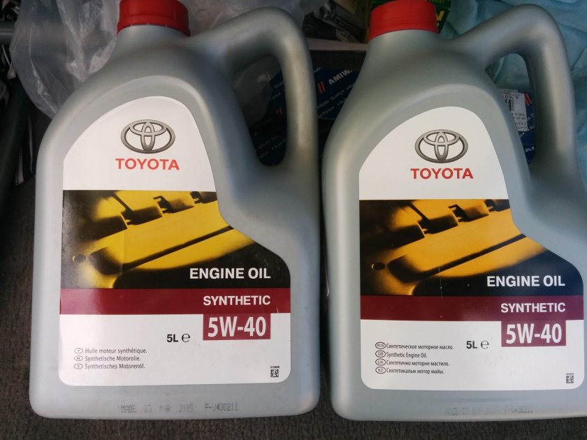 Масло Тойота 5 40