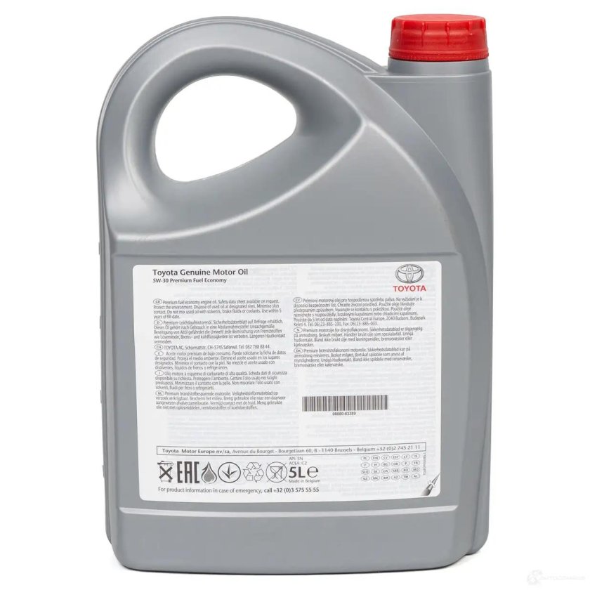 Toyota 5w30 Premium fuel economy