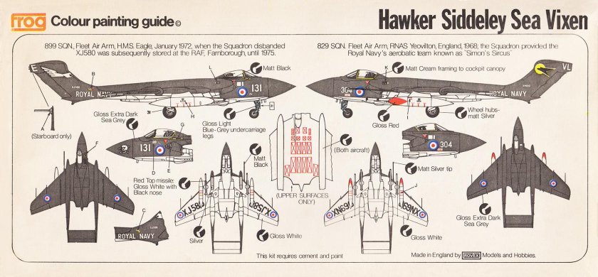 Sea Vixen FAW 2 самолет