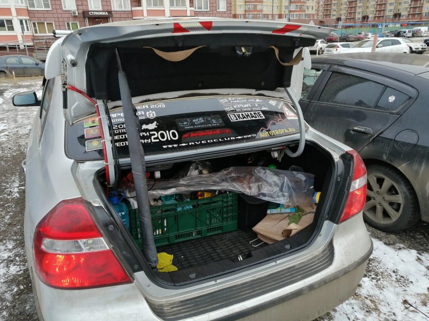 Chevrolet Aveo t300 багажник