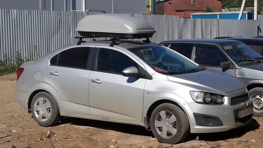 Бокс на крышу Авео т300