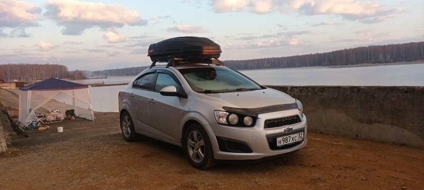 Бокс на крышу Авео т300