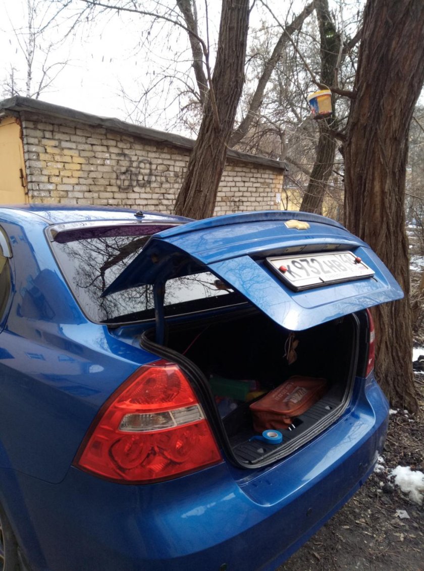 Шевроле Авео т250 багажник