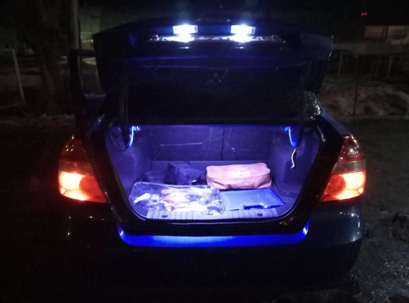 Подсветка в ноги Шевроле Авео т250
