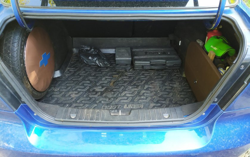 Шевроле Авео т250 багажник