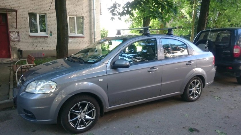 Багажник на крышу Авео т250 седан