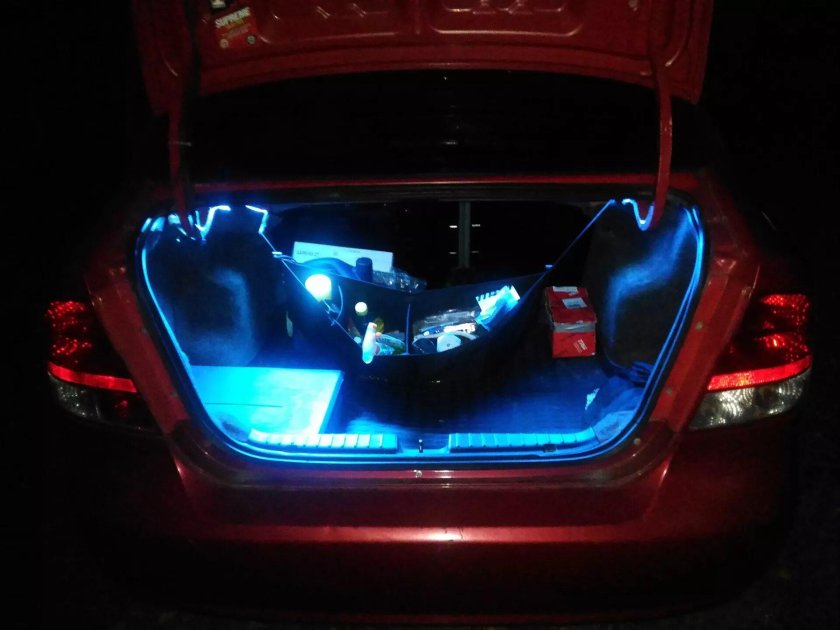 Подсветка багажника Шевроле Авео т250