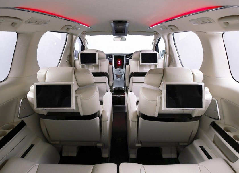 Toyota alphard 2007 салон