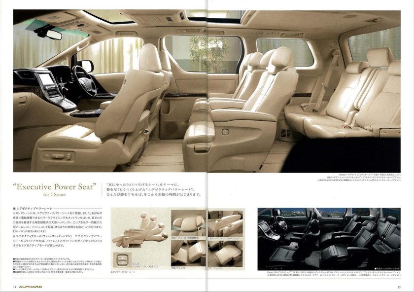 Тойота альфард 2022 салон