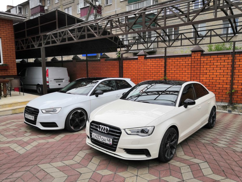 Audi a4 антихром