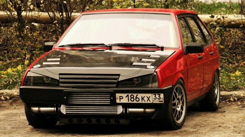 Тюнингованная ВАЗ 2109