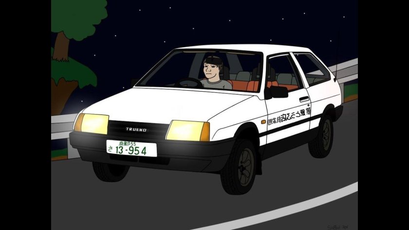 ВАЗ 2108 initial d