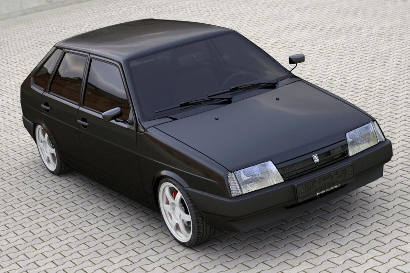 ВАЗ 2109 черная