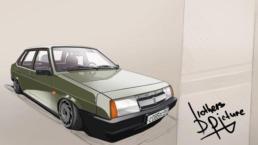 ВАЗ 21099 короткокрылая