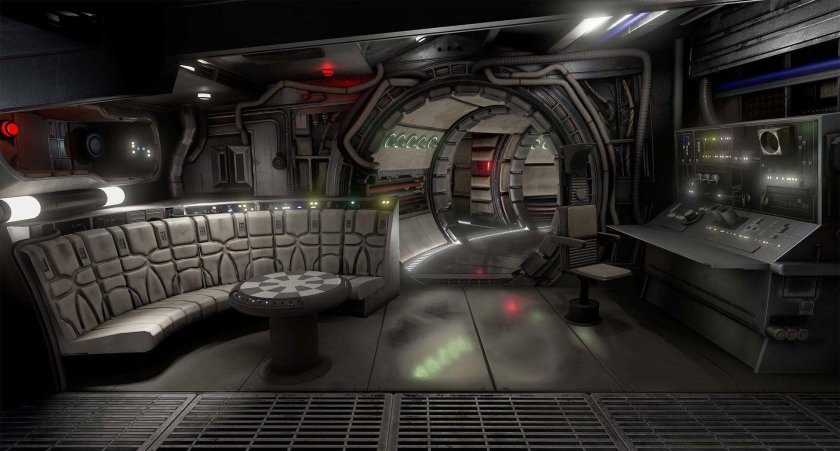 Тысячелетний Сокол кабина