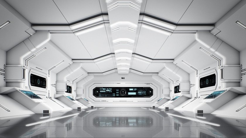 Космический корабль интерьер концепт