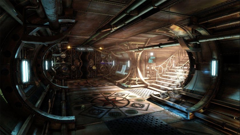 Вархаммер 40000 внутри космического корабля