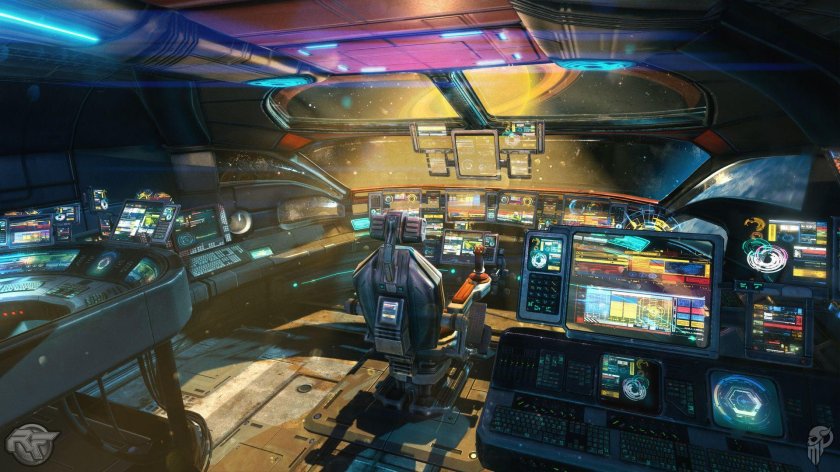 Кабина пилота Star Citizen