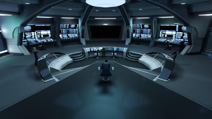 Космический корабль интерьер Стартрек