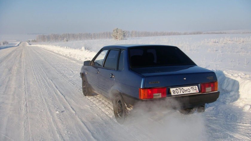 ВАЗ 21099 зима