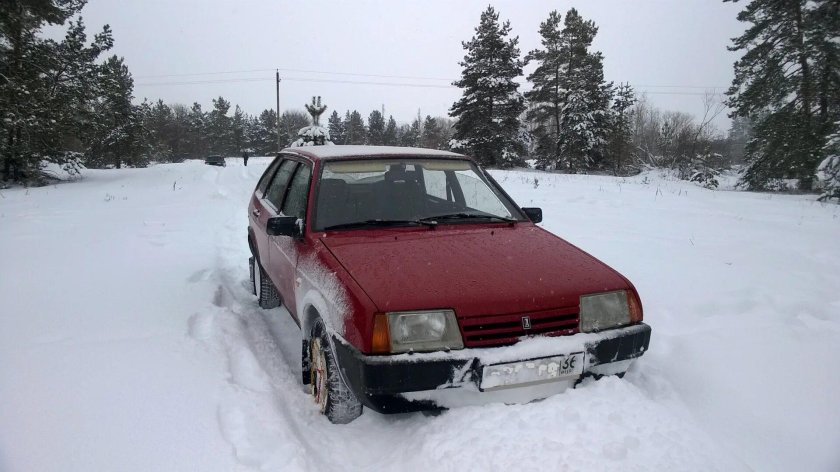 ВАЗ 2109 зима