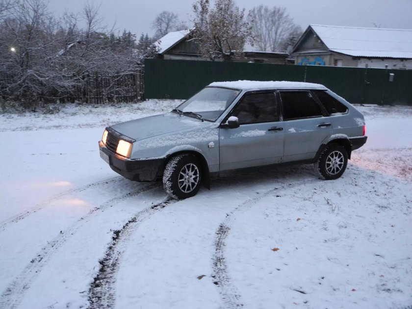 ВАЗ 2109 зима