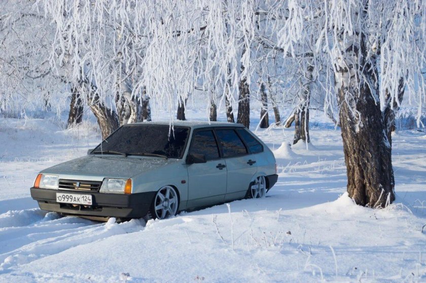 ВАЗ 21099 В лесу