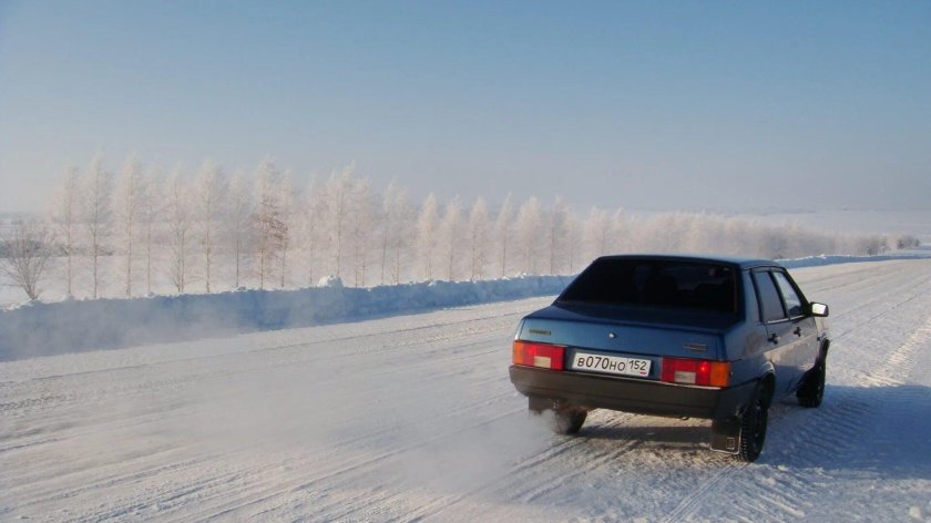 ВАЗ 21099 зима
