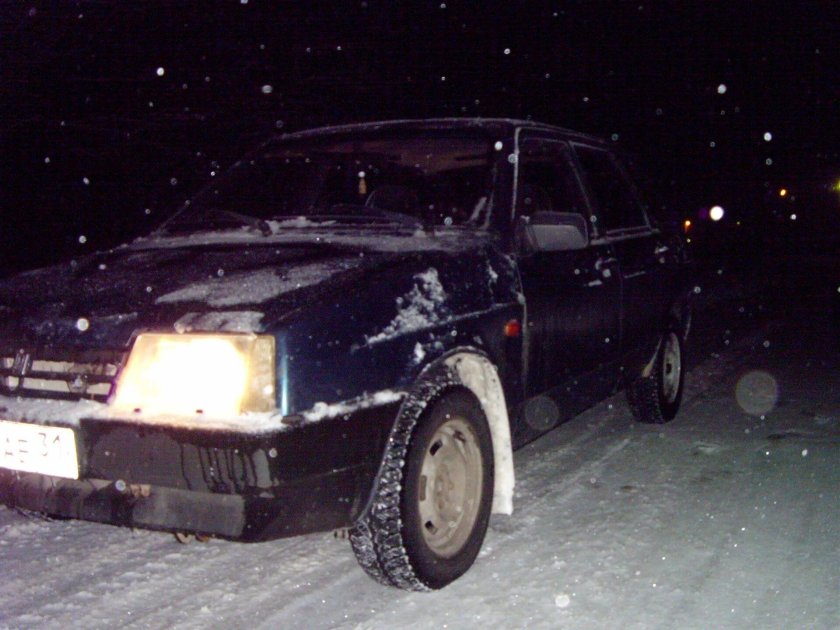 ВАЗ 2109 зимой