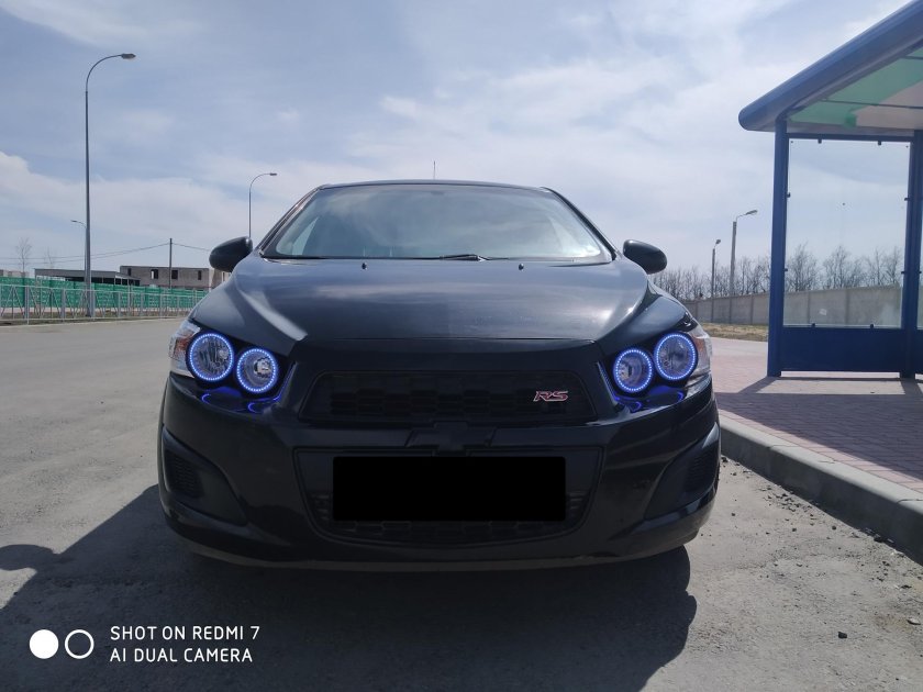 Ангельские глазки на Шевроле Авео т300