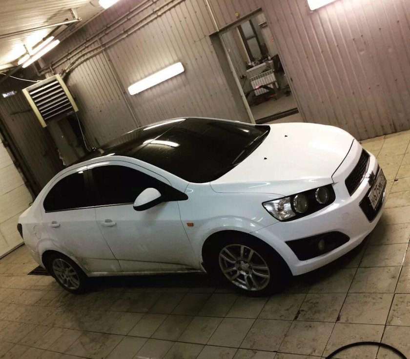 Шевроле Авео т300 тонированная