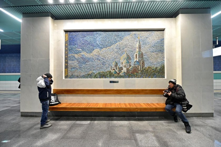 Станция Беломорская мозаика