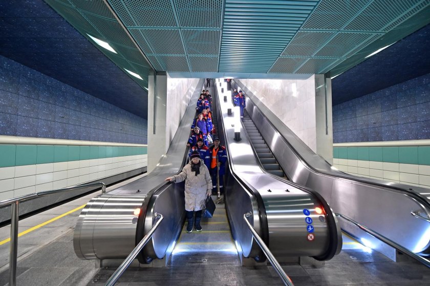 План станции метро Беломорская