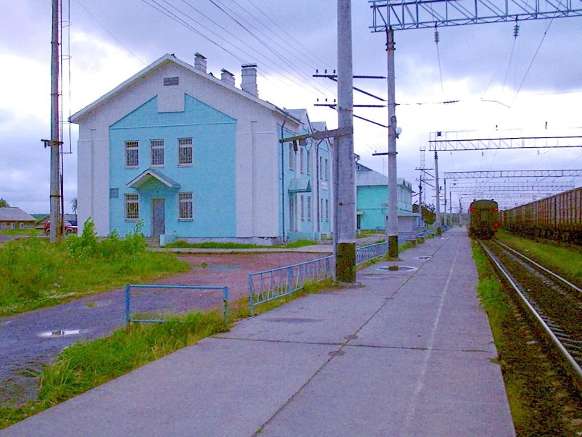 Станция Малошуйка Архангельской области