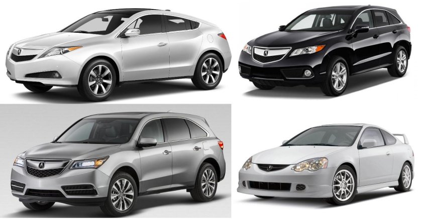 Акура Модельный ряд 2022