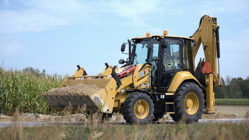 Экскаватор-погрузчик Caterpillar, 432