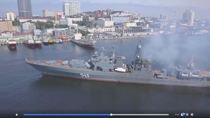 Фрегат Тихоокеанского флота «Маршал Шапошников»