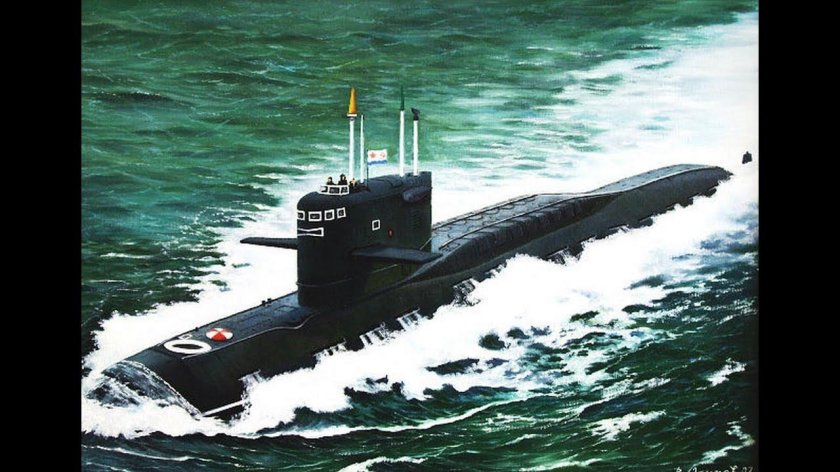 Подводная лодка 667а навага