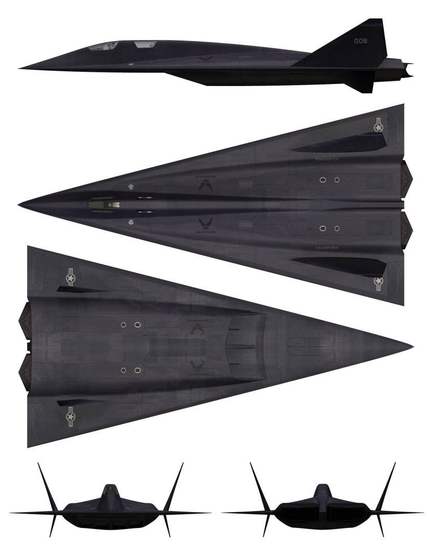 Стелс-разведчик SR-91 Aurora