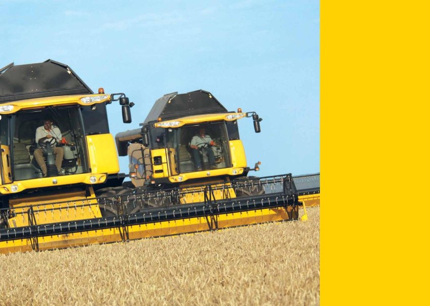Роторный комбайн Нью Холланд