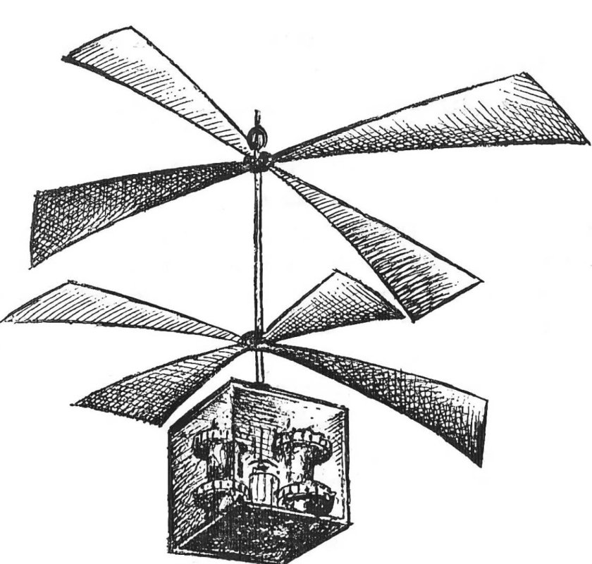 Летательный аппарат Ломоносова 1754