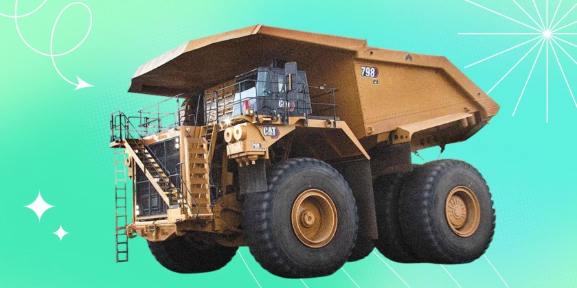 Катерпиллер карьерный самосвал 797f