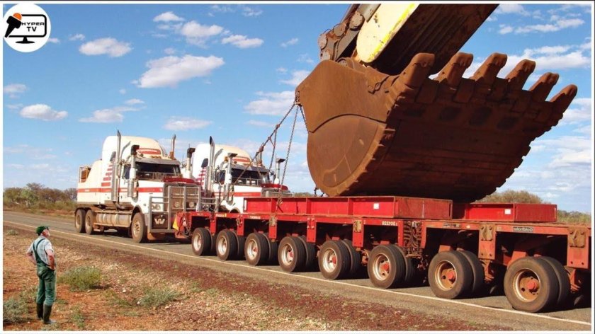 Трал негабарит 100 тонн