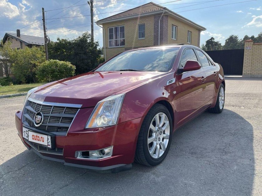 Cadillac cts ii 2008 red